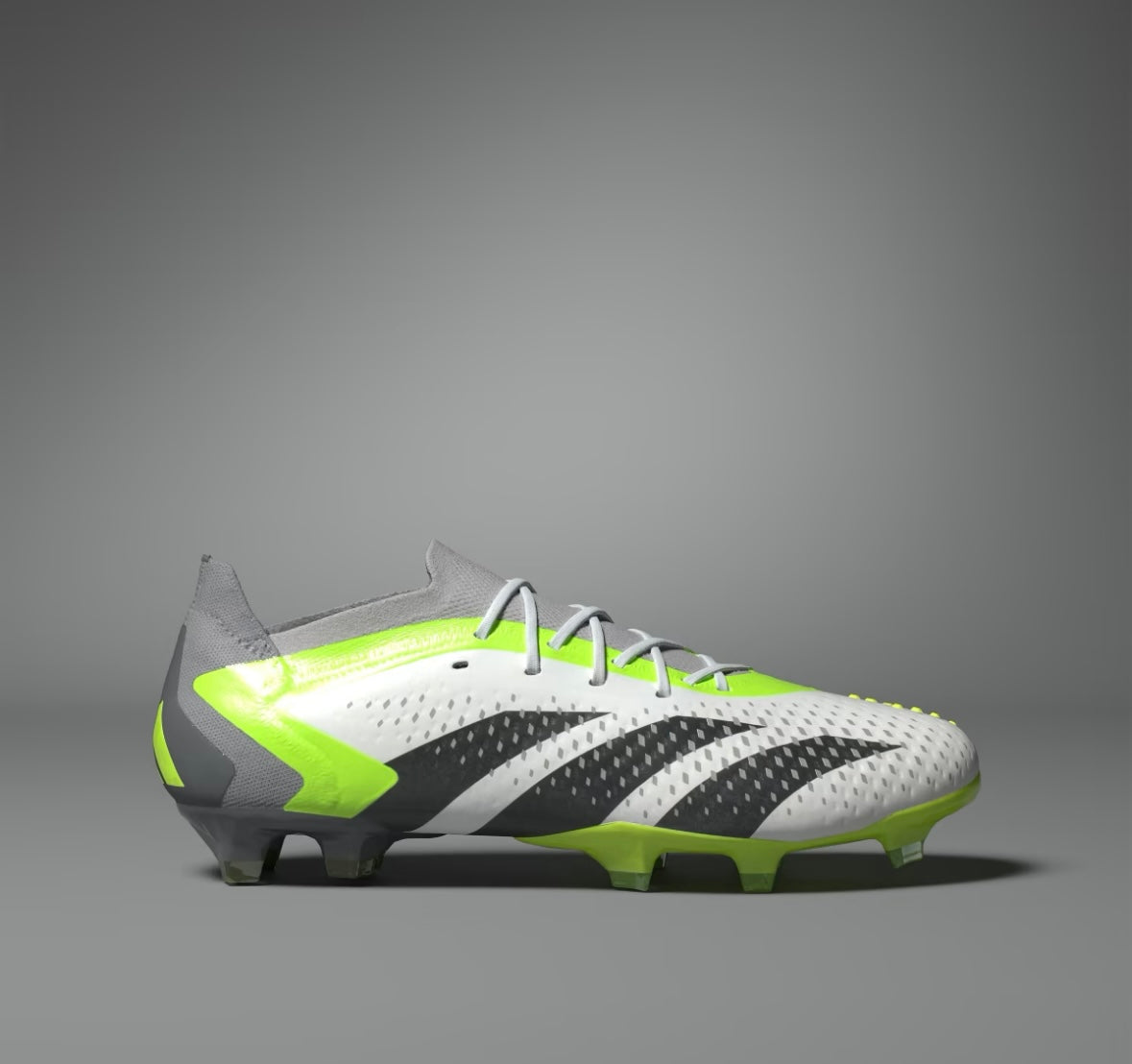 Adidas Predator Accuracy.1 FG – Blanc / Vert fluo / Noir