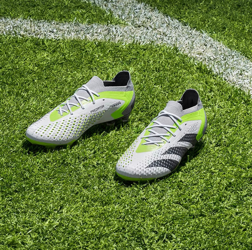 Adidas Predator Accuracy.1 FG – Blanc / Vert fluo / Noir