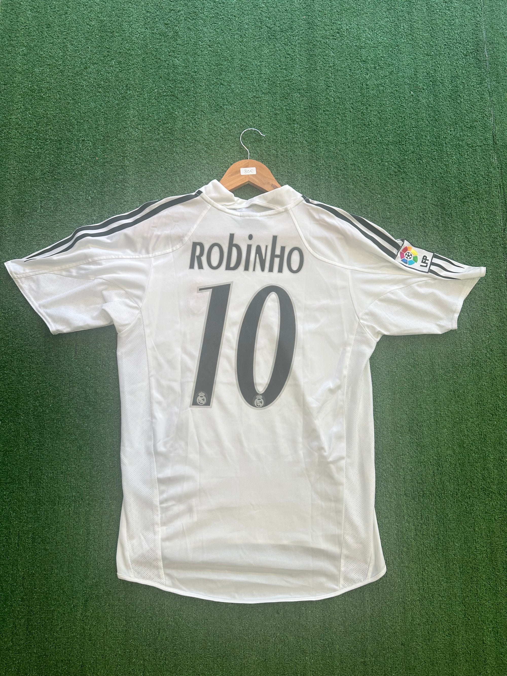 ⭐ Maillot Real Madrid 2004/2005 – Robinho #10 (Home)