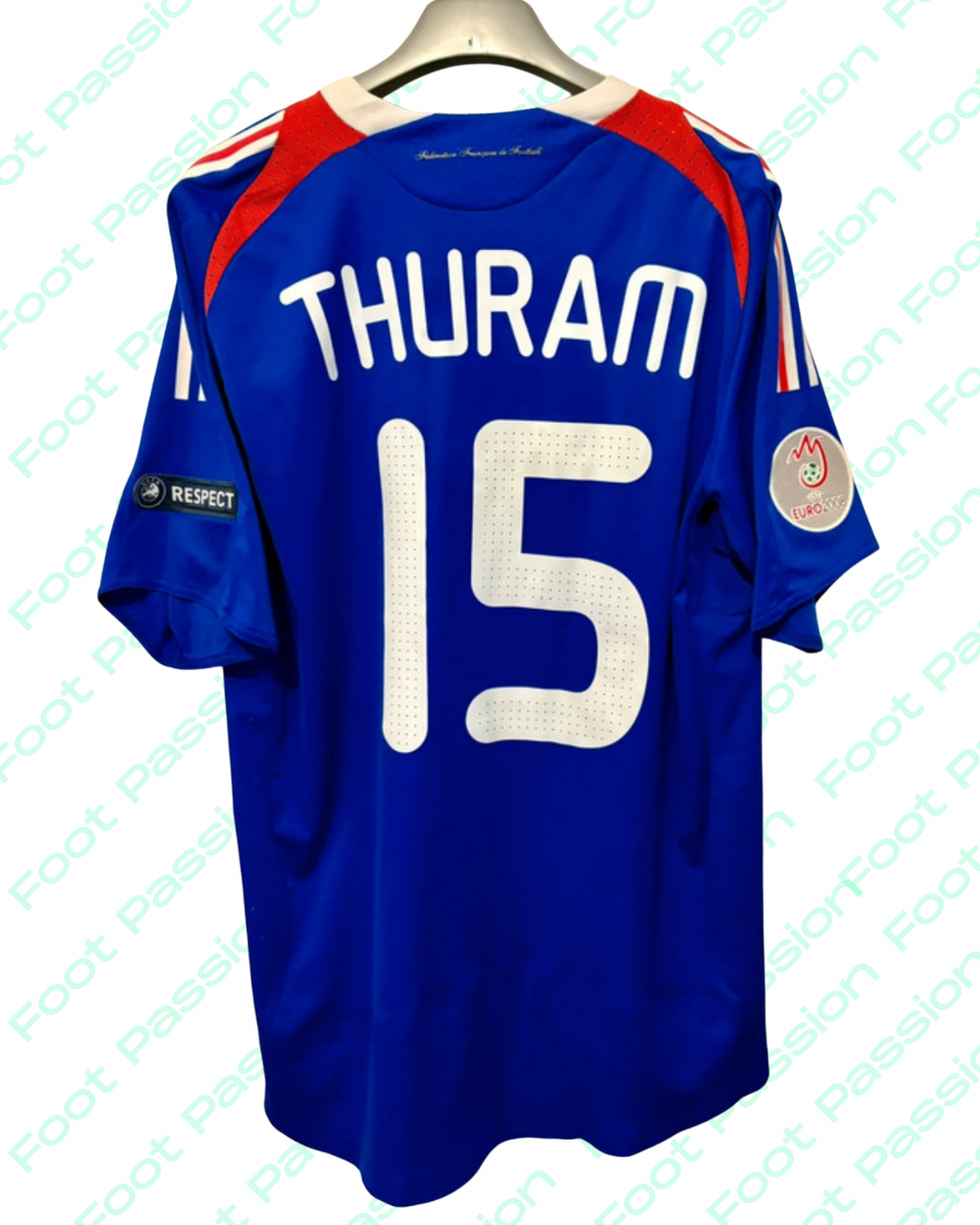 2008 - France Home Issue / Worn - THURAM #15 - (XL) - 9/10