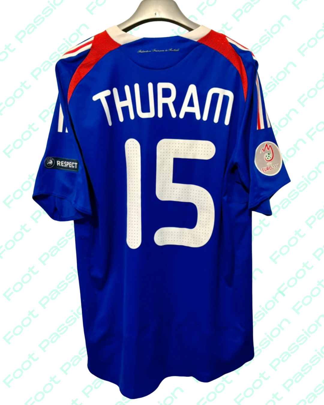 2008 - France Home Issue / Worn - THURAM #15 - (XL) - 9/10