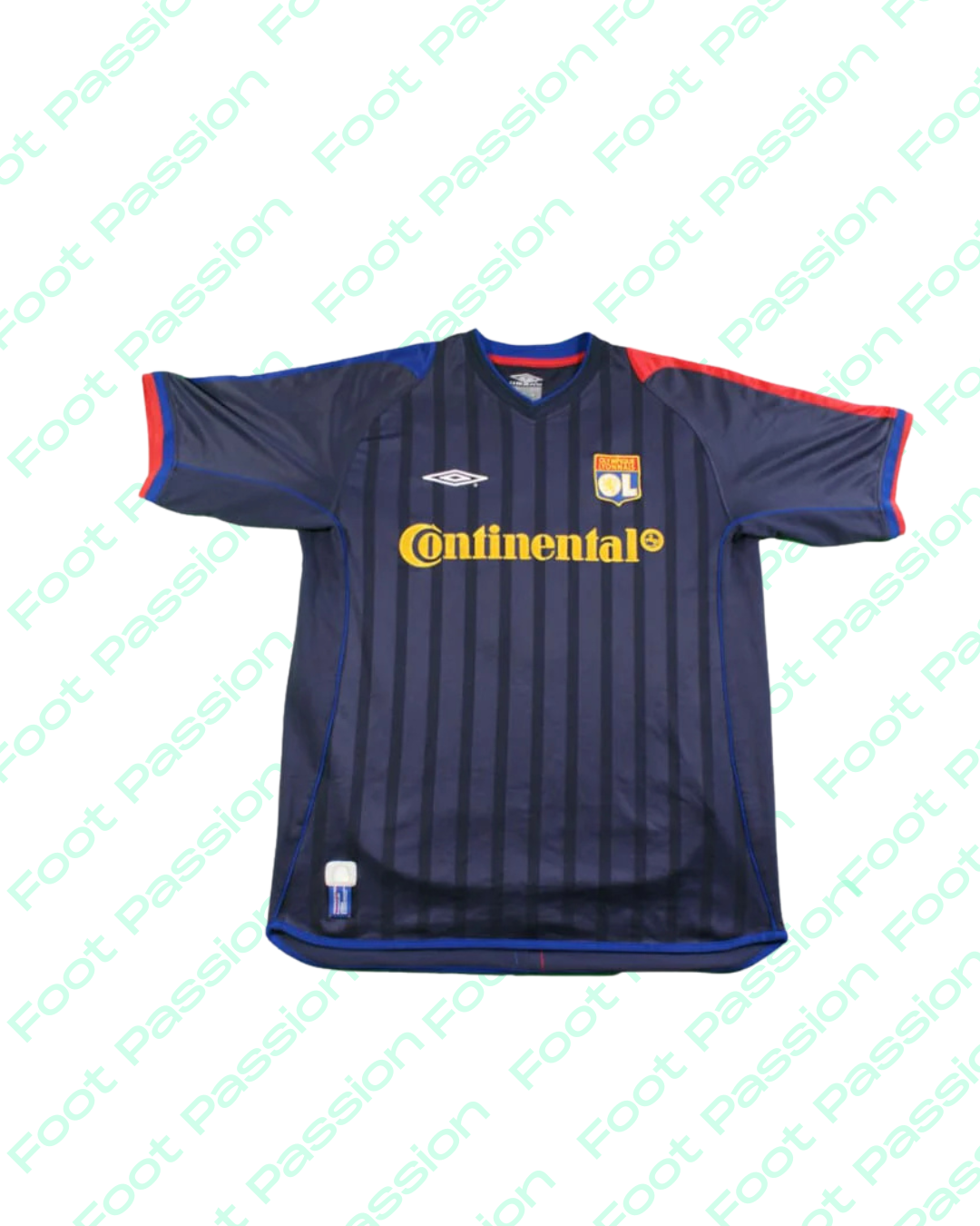 2002/2003 - MAILLOT OLYMPIQUE LYONNAIS EXTÉRIEUR - ANDERSON #9- (XL) - 9/10