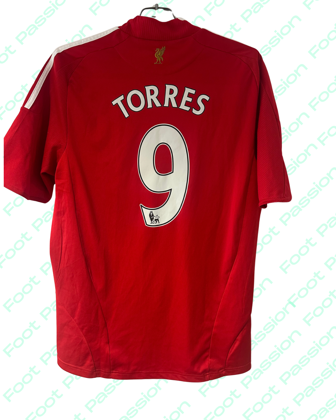 2008 - Maillot Liverpool Domicile - Torres #9 (M) - 9/10