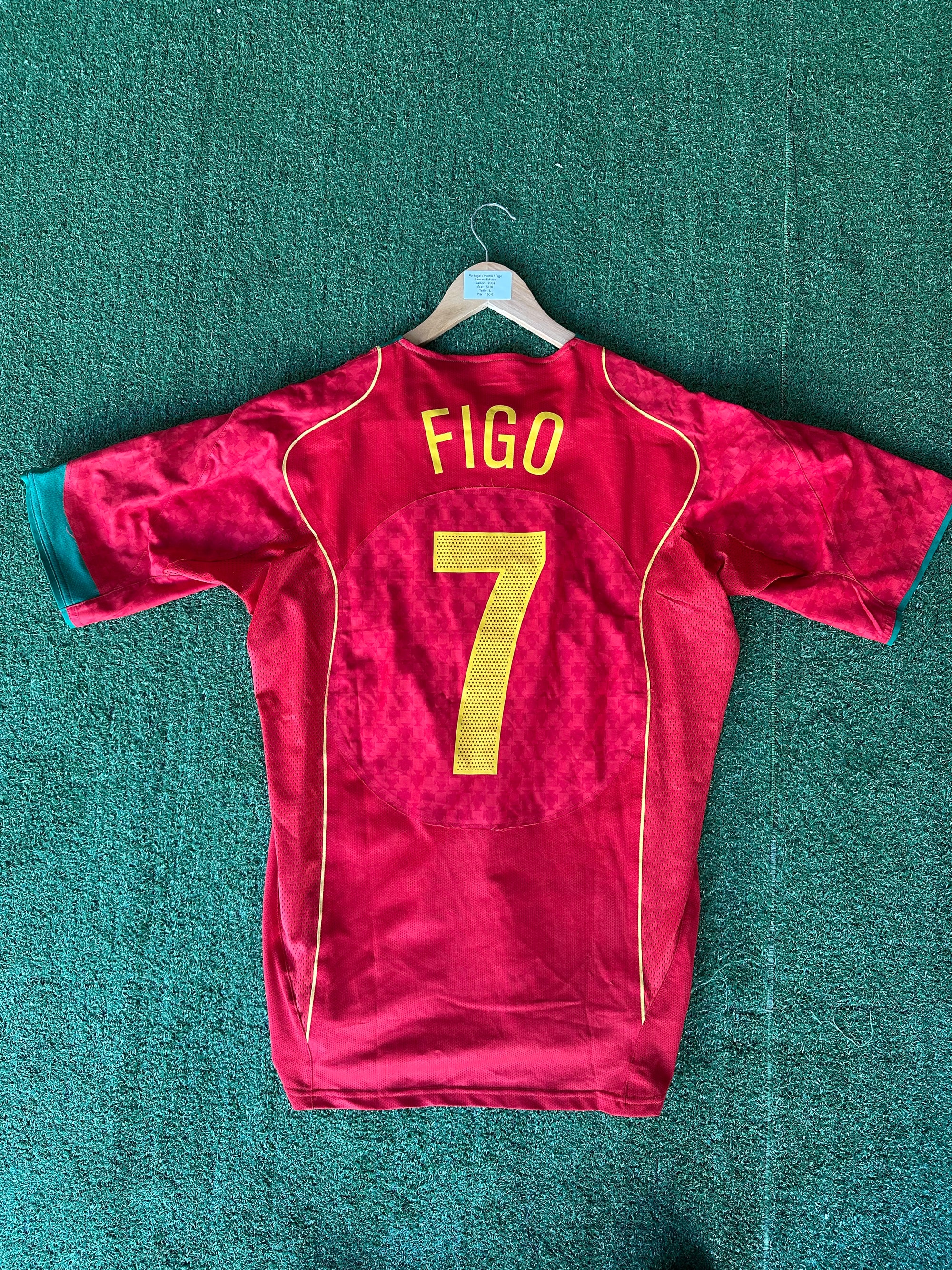 🇵🇹 Maillot Vintage Portugal 2004 – Luís Figo #7 – Nike