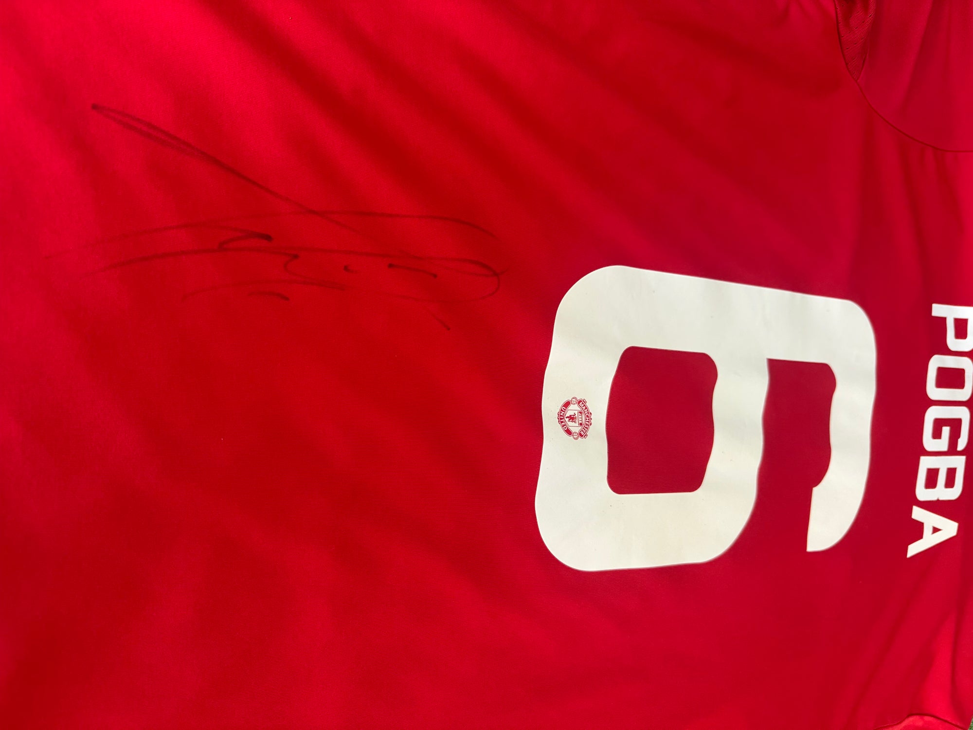 🔴 Maillot Manchester United - Paul Pogba #6 (signé)