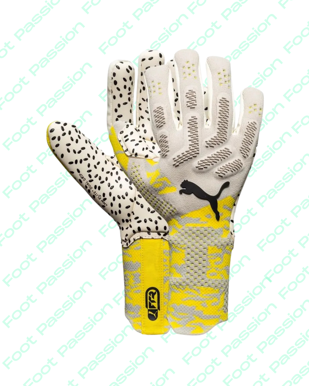 PUMA GANTS DE GARDIEN FUTURE ULTIMATE NC VOLTAGE - JAUNE/BLANC/NOIR - (9,5)