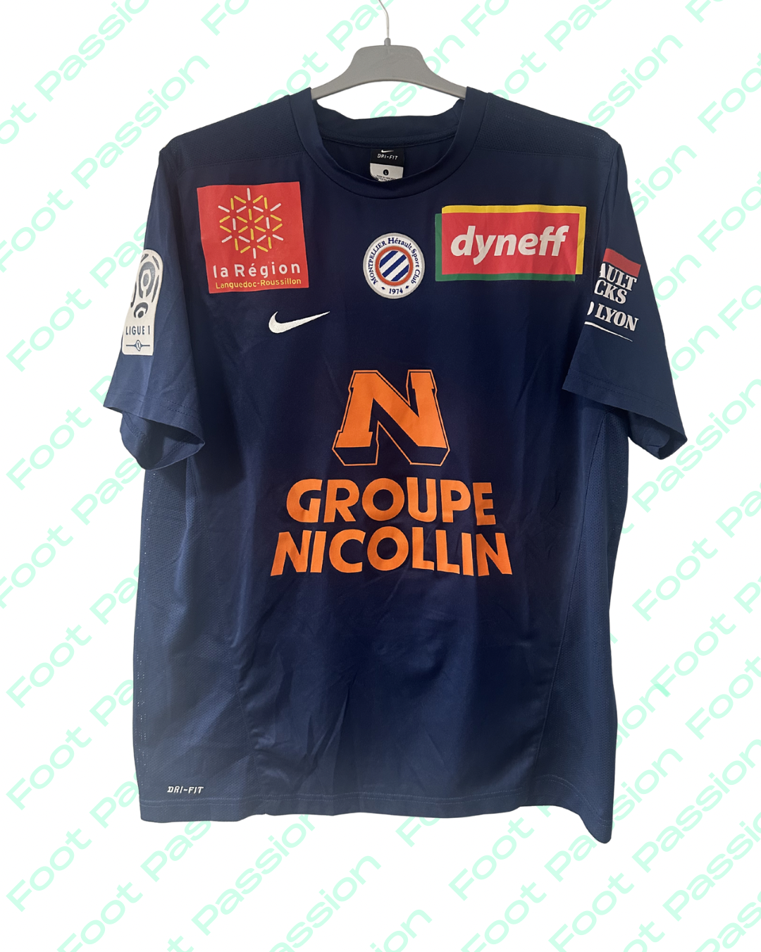 2009/10 - Match Issue / Worn - Montpellier 4th Shirt - PITAU #17 (L) - 9/10