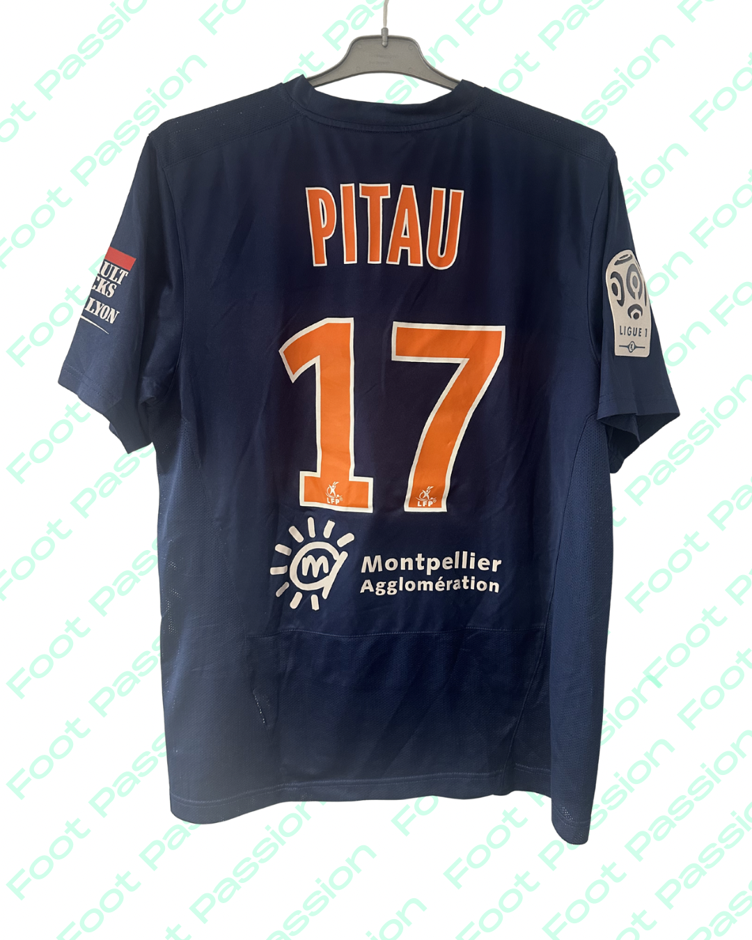 2009/10 - Match Issue / Worn - Montpellier 4th Shirt - PITAU #17 (L) - 9/10