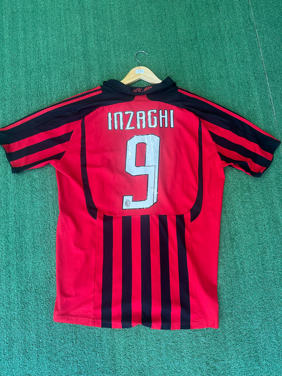 🏆 Maillot AC Milan Domicile 2007/2008 – Inzaghi #9