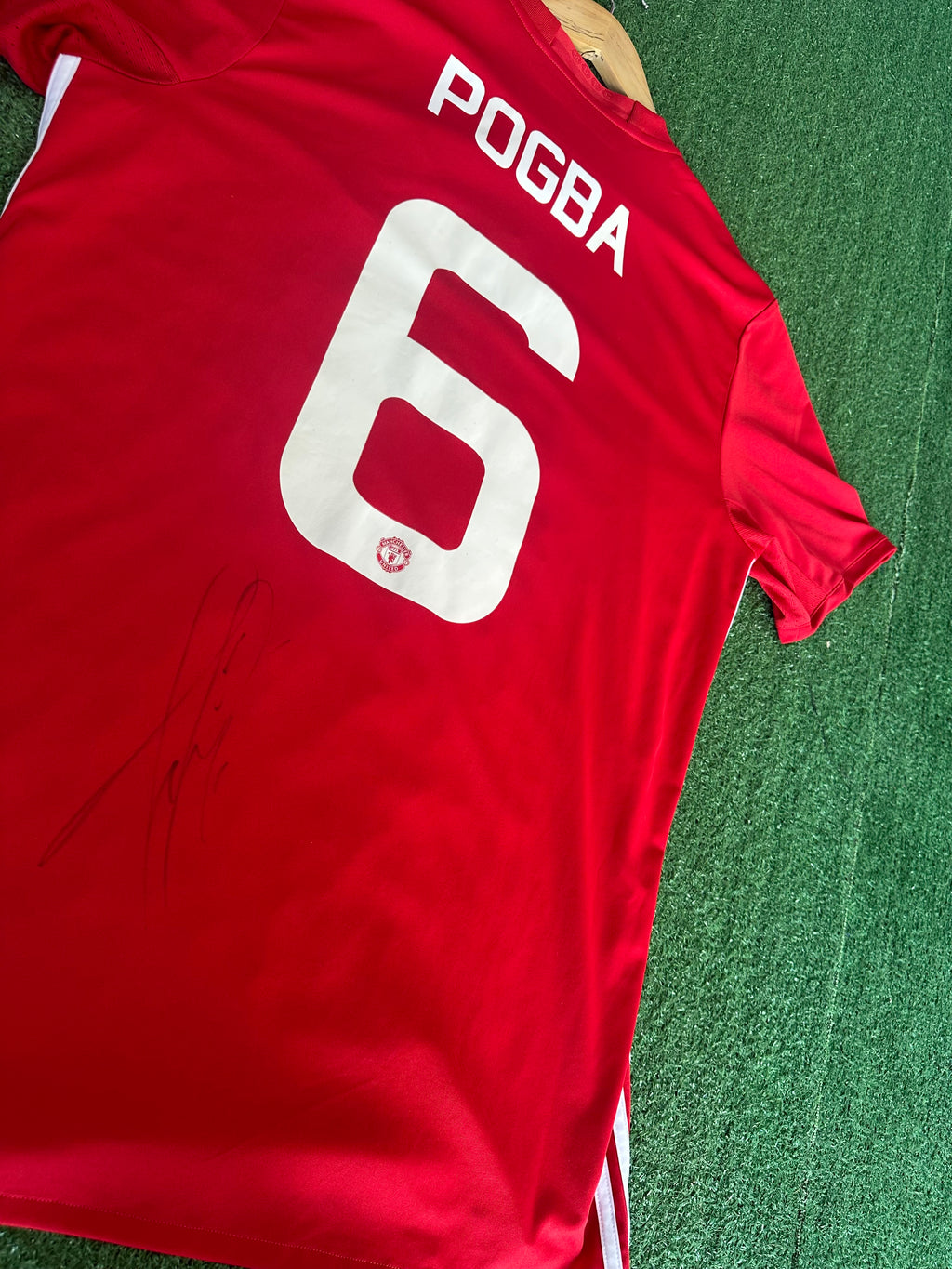 🔴 Maillot Manchester United - Paul Pogba #6 (signé)