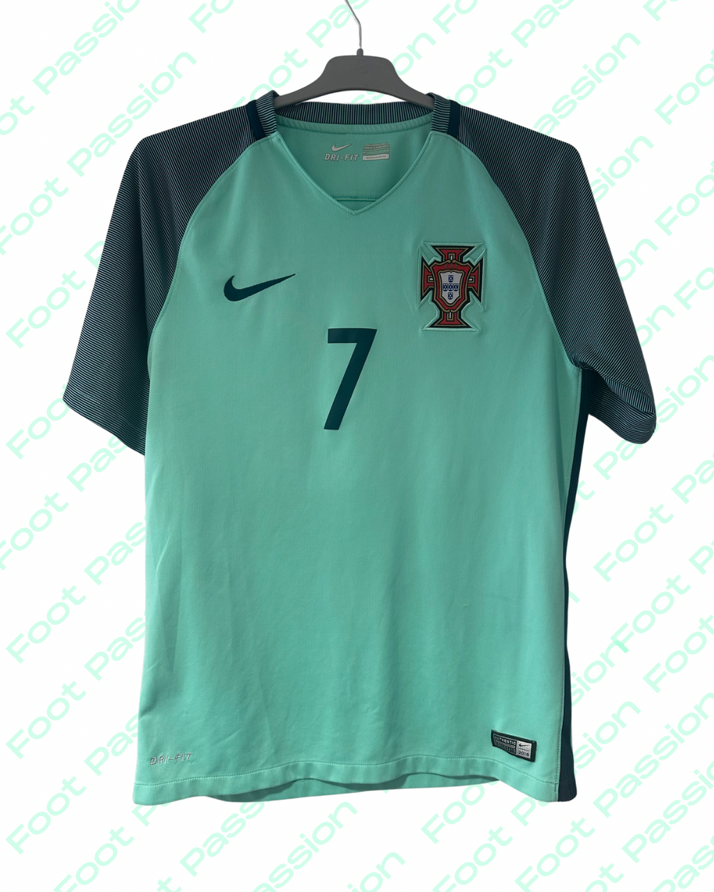 2016 - Portugal Away Shirt Ronaldo #7 (S) - 7/10