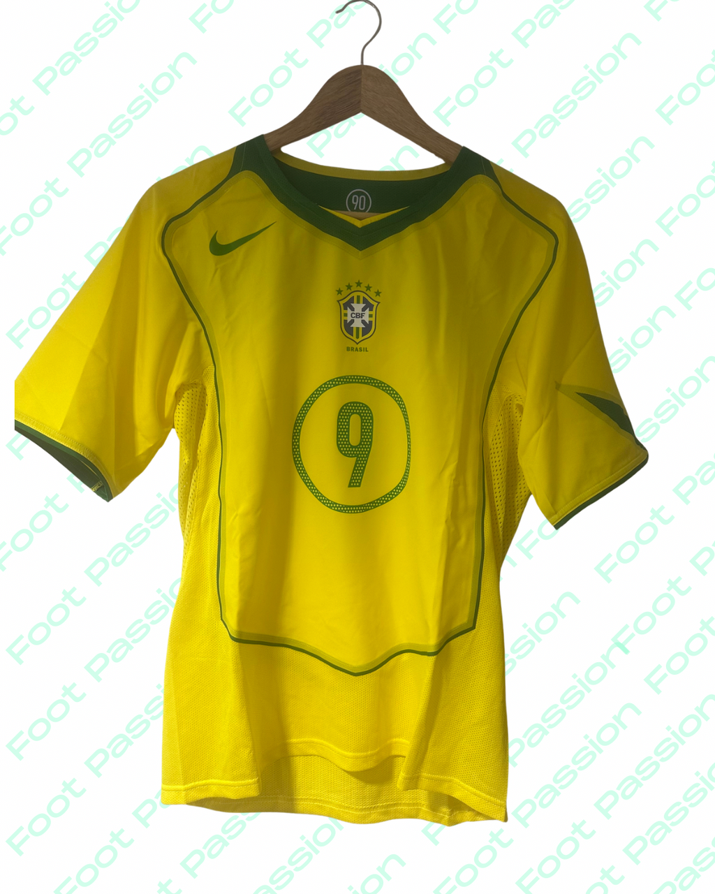 2004/06 - Brésil Home - Ronaldo #9 (M) *réédition*