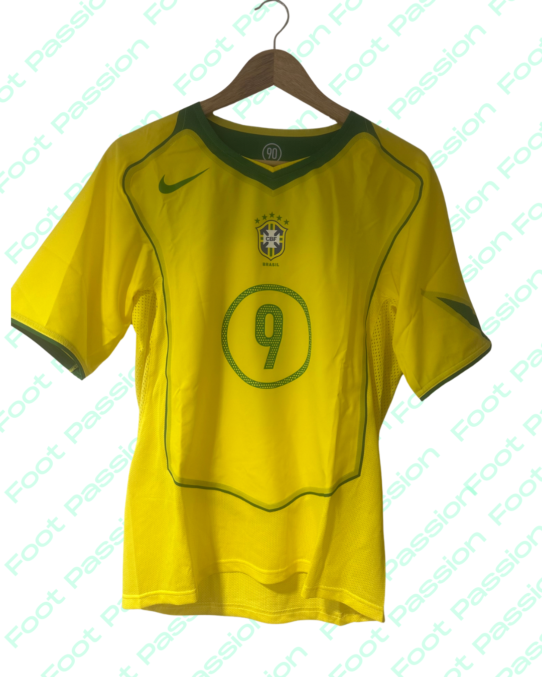 2004/06 - Brésil Home - Ronaldo #9 (M) *réédition*