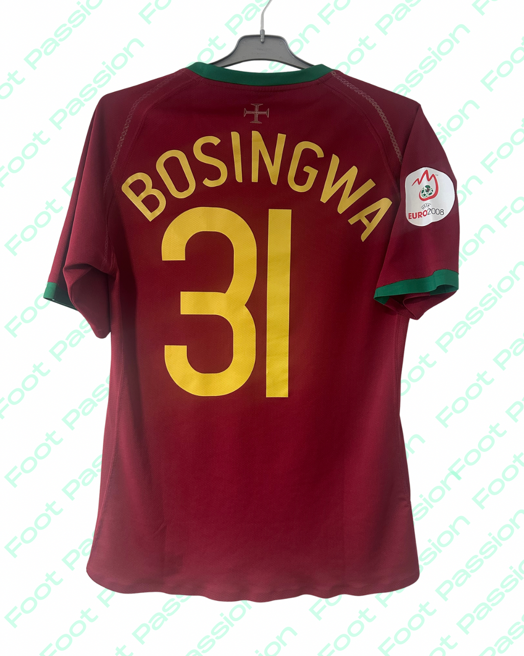 2006/08 - Portugal Home Shirt - Player Issue - Bosingwa #31 (M) - 7/10