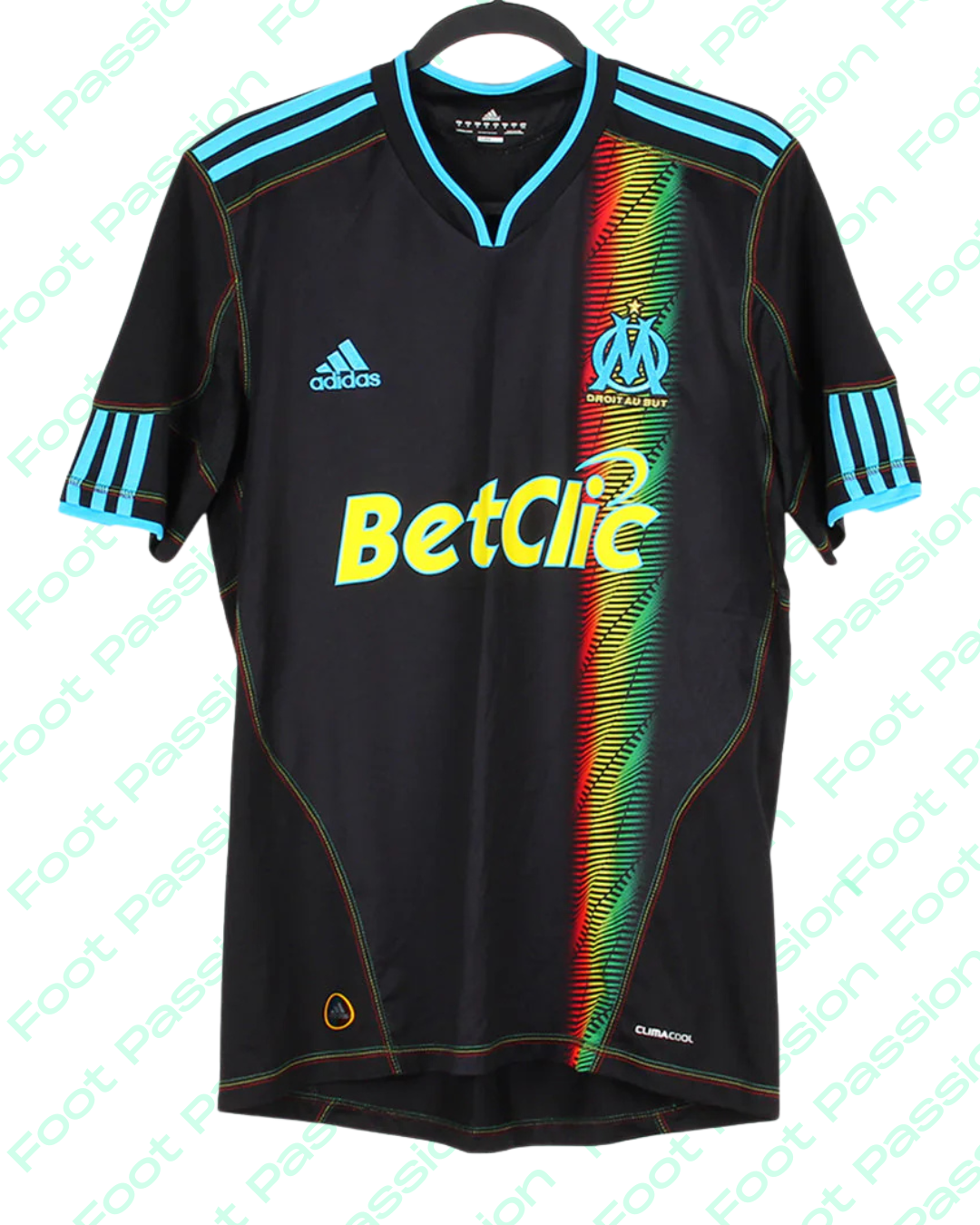 Maillot Vintage 2010 OM Adidas Noir Betclic – Olympique de Marseille