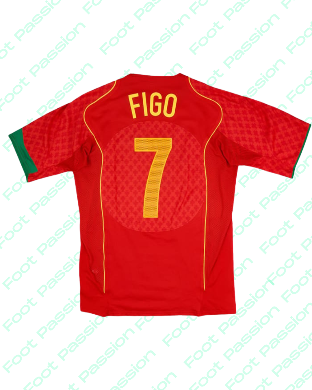2004- Portugal Maillot domicile maillot match édition limitée 3962/5000 Figo #7 - 9/10 - (L)