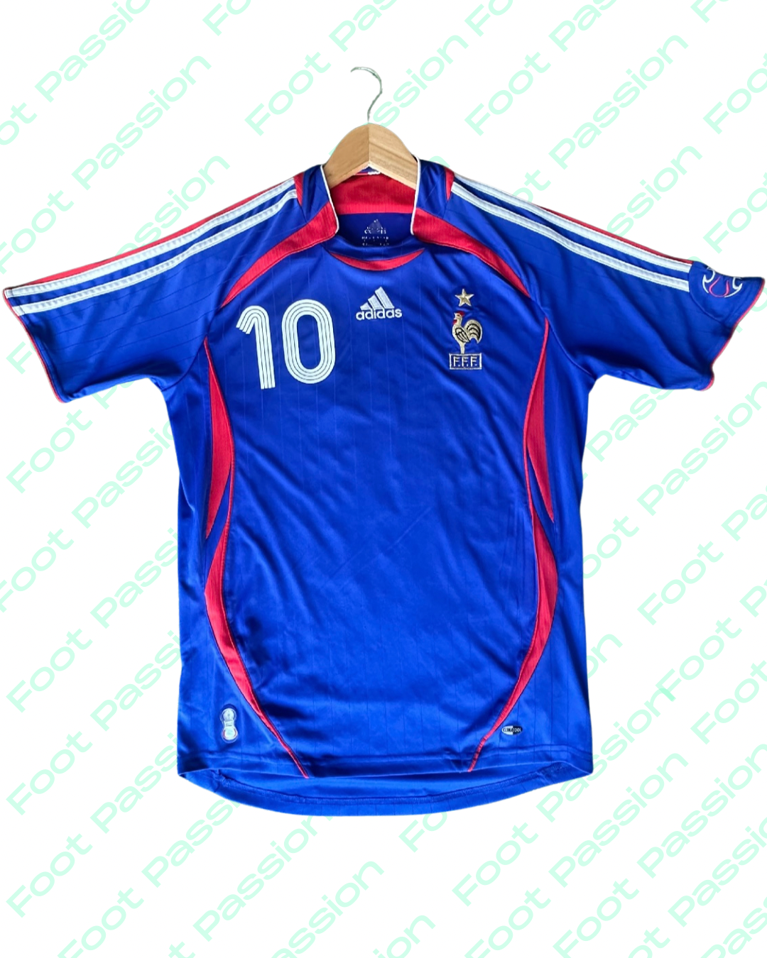 Maillot équipe de France domicile 2006 – Zidane #10