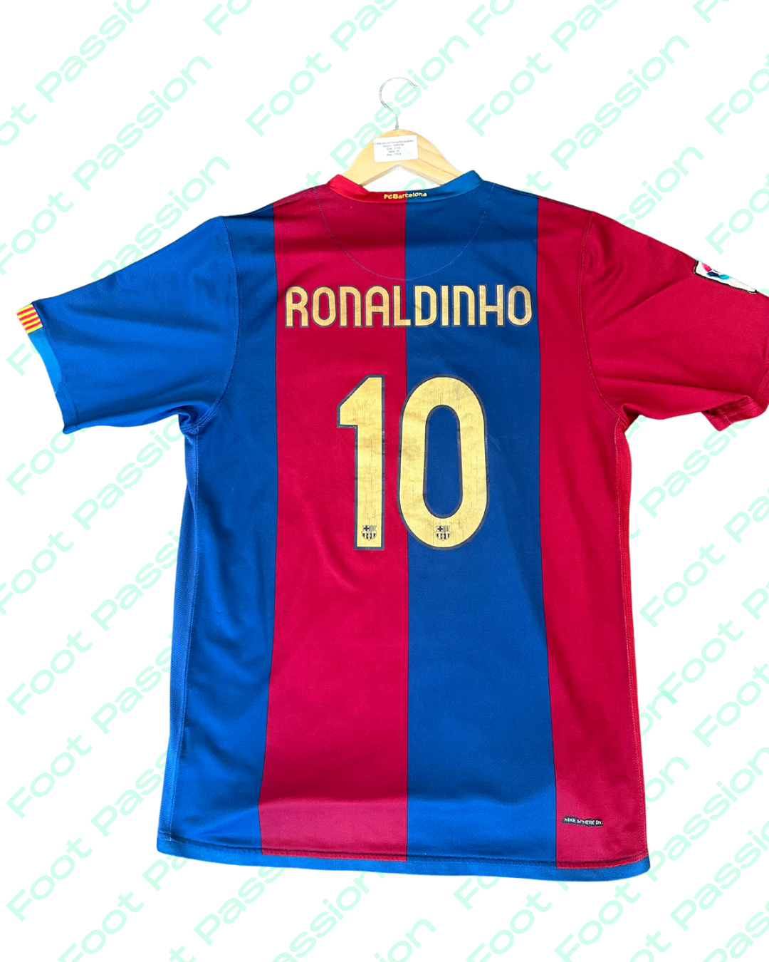 2005/2006 – Maillot FC Barcelone Home - Ronaldinho #10 (M) - 8/10