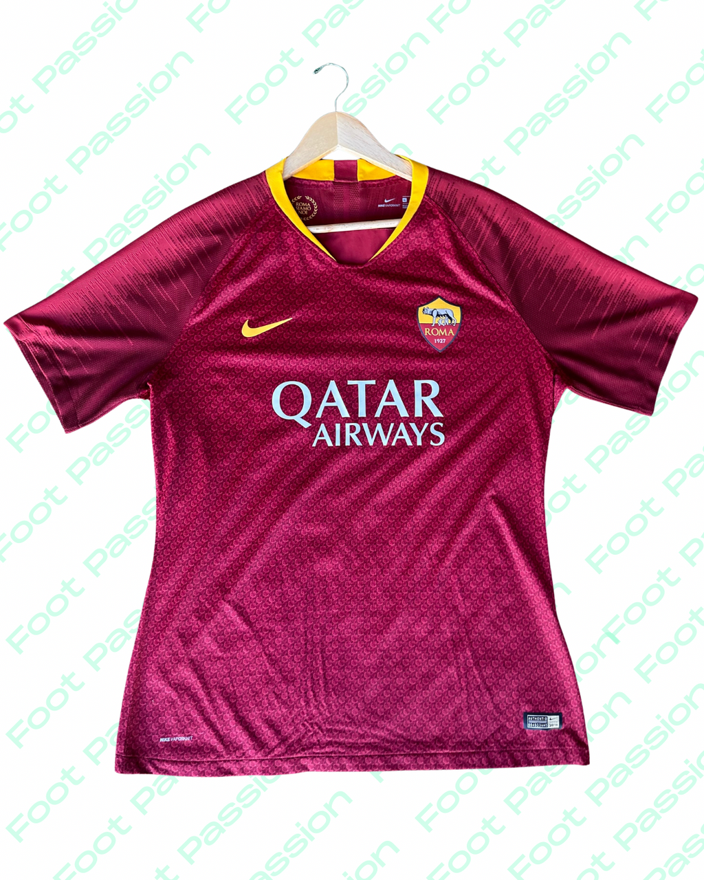 🟡🔴 Maillot AS Roma Domicile 2018/19 – Nzonzi #2022 (Nike – Collector Stock Pro)