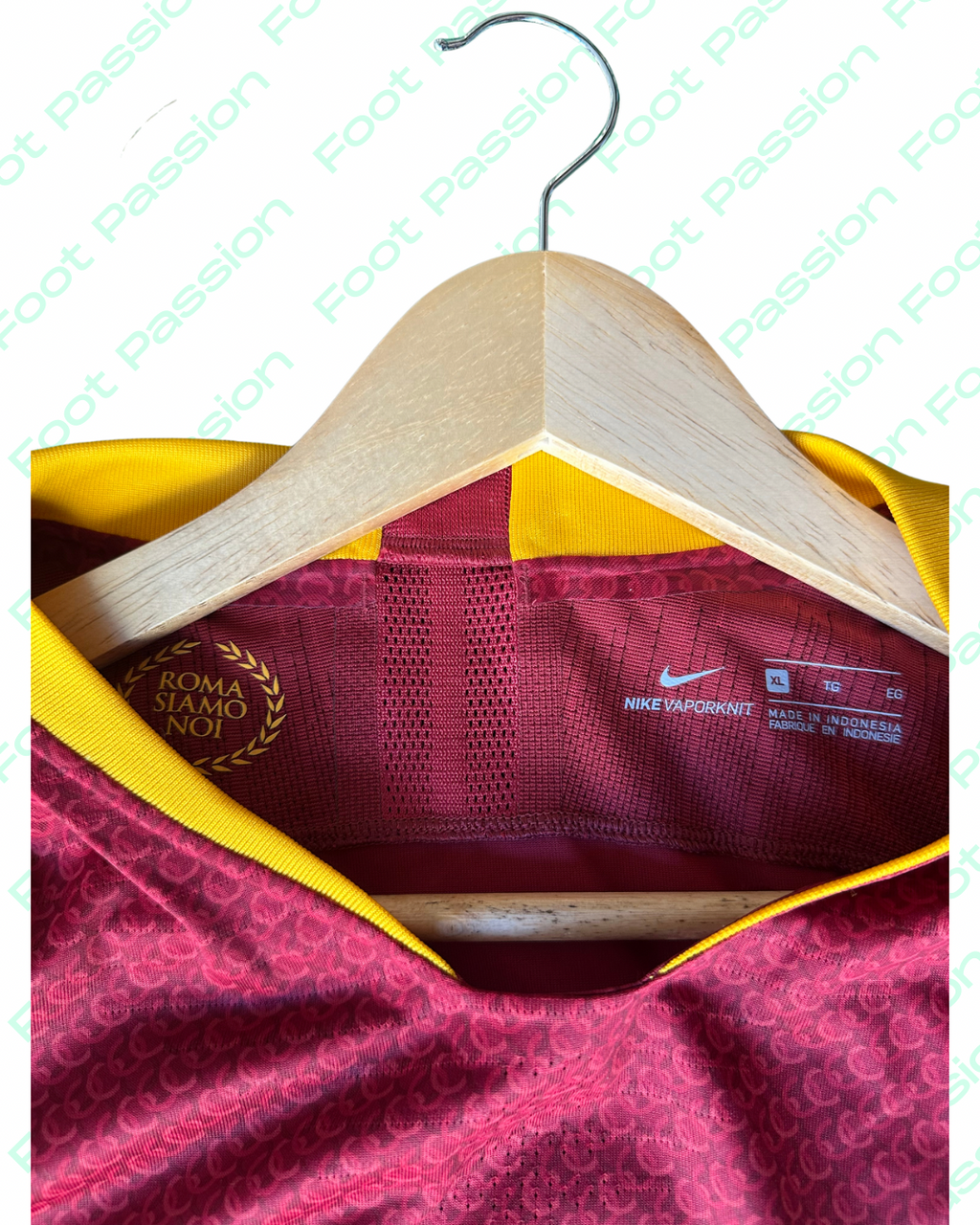 🟡🔴 Maillot AS Roma Domicile 2018/19 – Nzonzi #2022 (Nike – Collector Stock Pro)