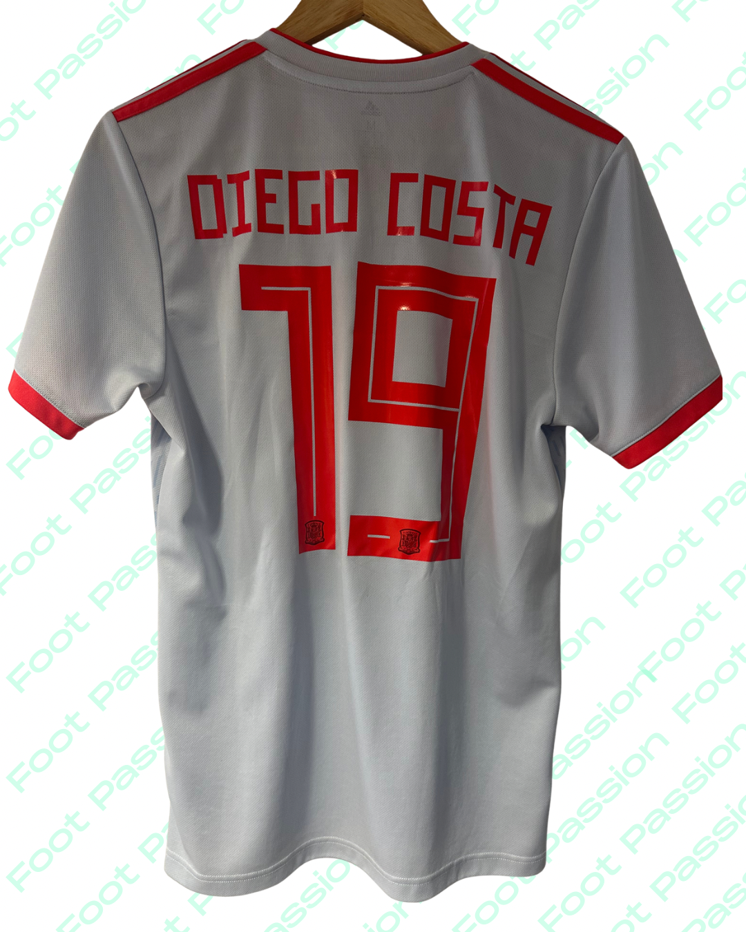 2018/19 Espagne Maillot Away - Diego Costa #19 - (L) - 9/10
