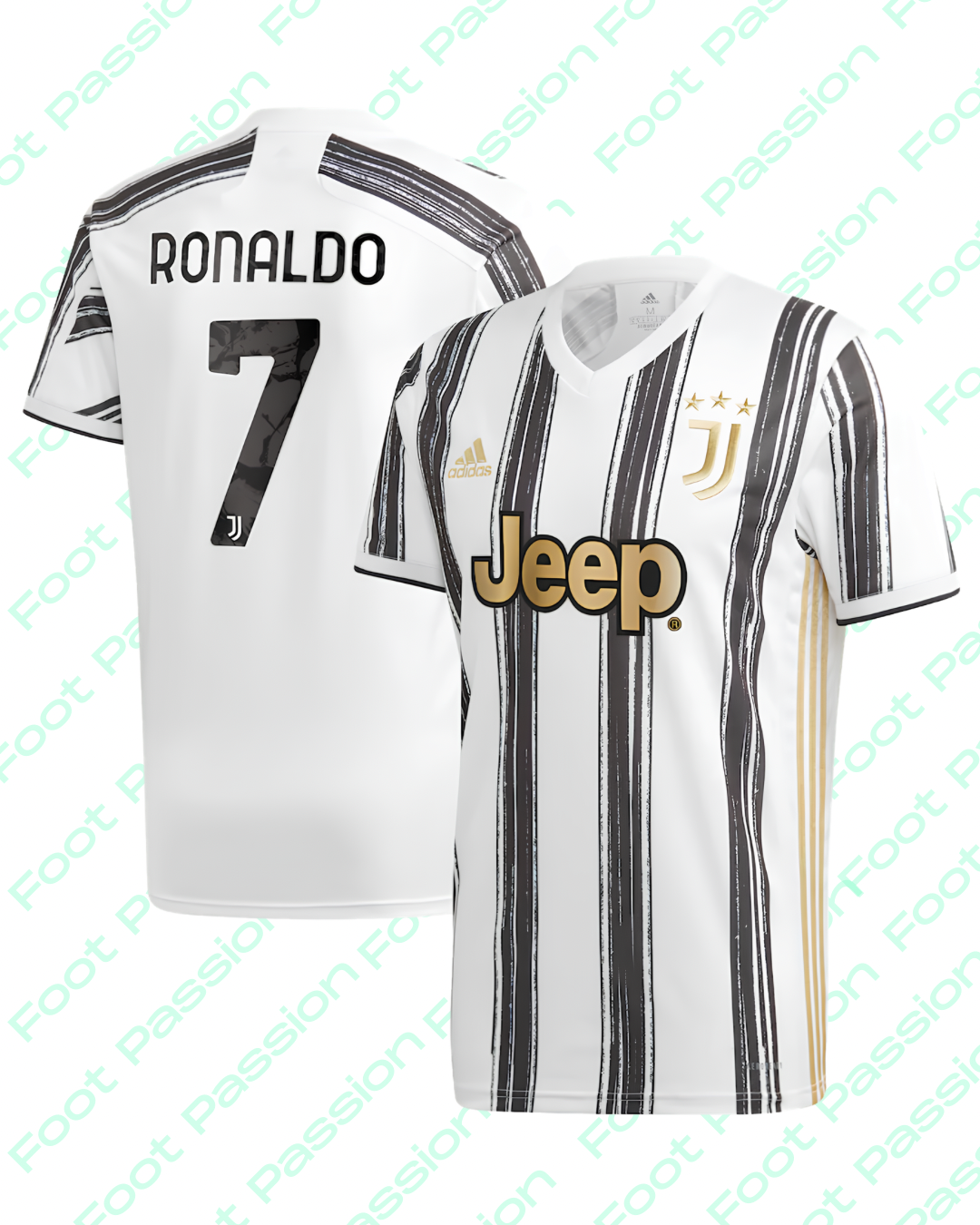 2020/21 Juventus Home Ronaldo #7 - (M) - 8/10