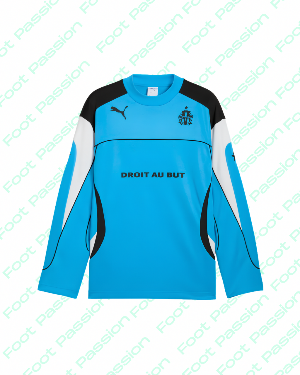 2025/2026 - MAILLOT PUMA - OLYMPIQUE DE MARSEILLE CULTURE UNISEX BLEU - (XS) - 9/10