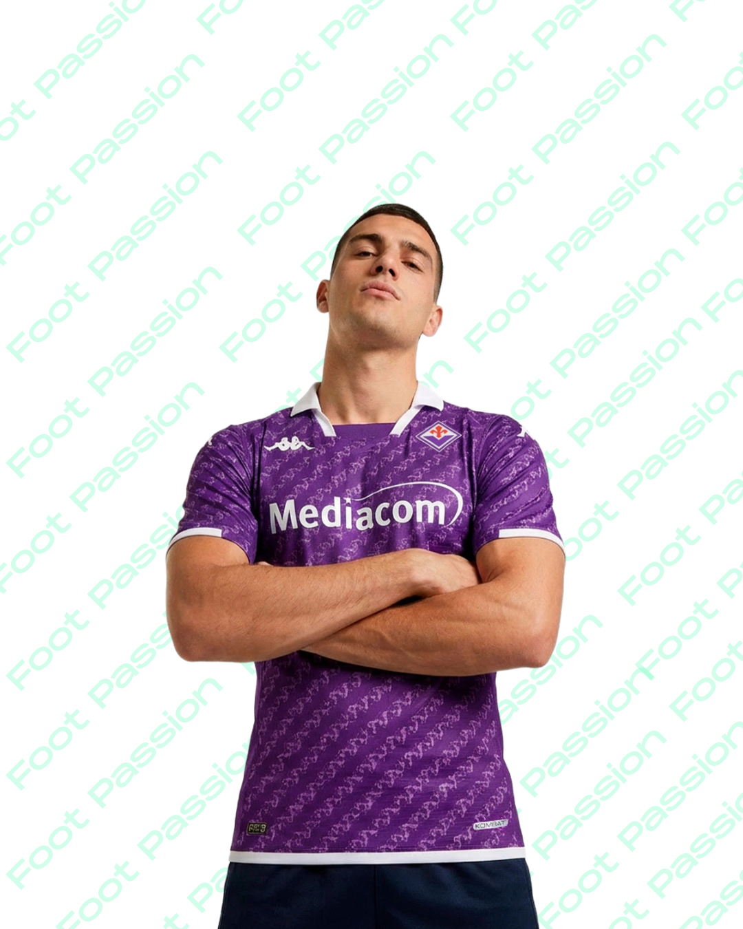 2023/24 - ACF Fiorentina - Maillot Kombat Home (XL) - 8/10