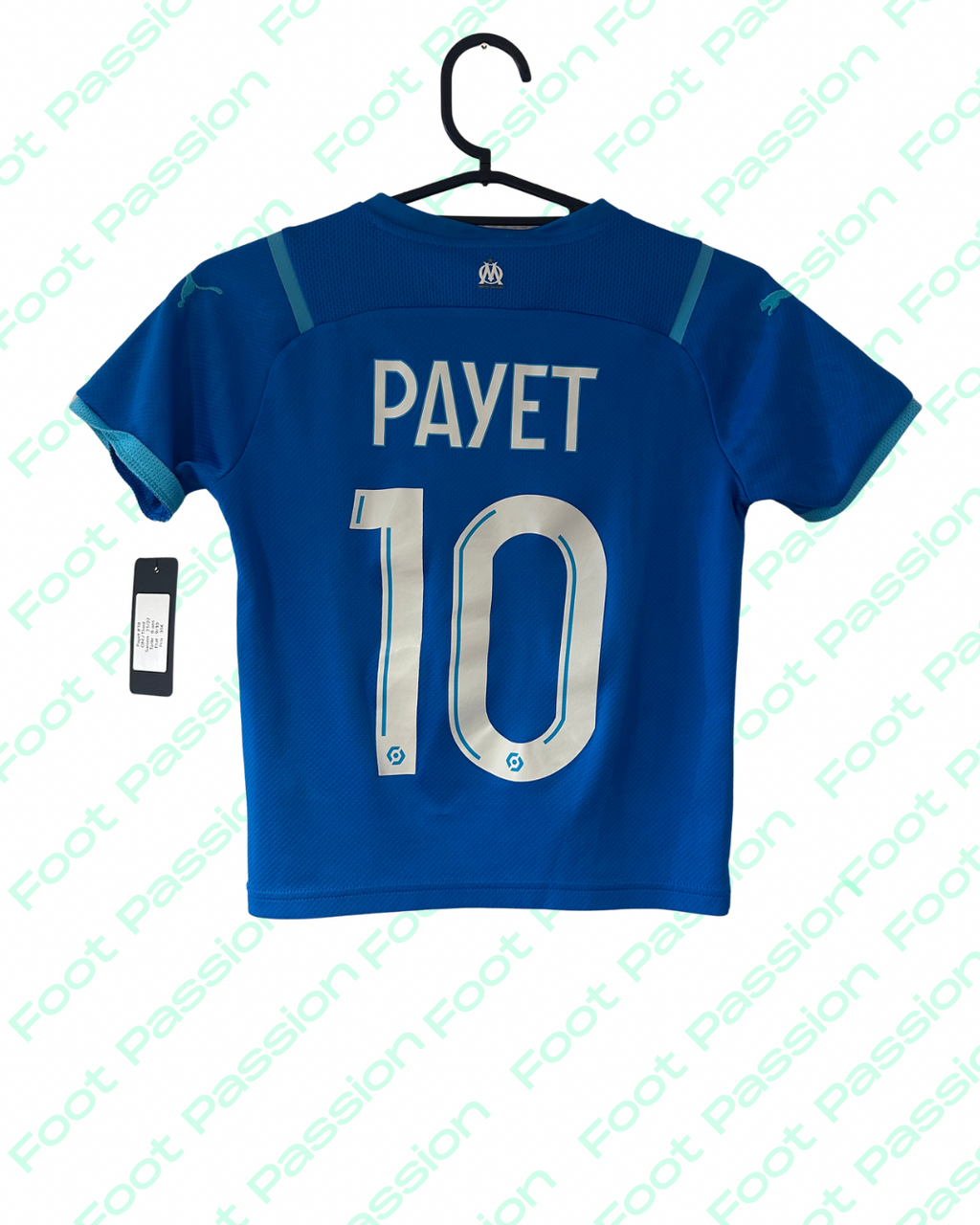 2021/22 - Olympique de Marseille - Maillot Third * Payet #10 (9-10ans)