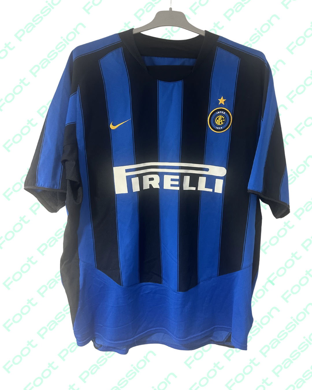 2003/04 - Inter Milan Home Shirt - Adriano #10 (L) - 9/10