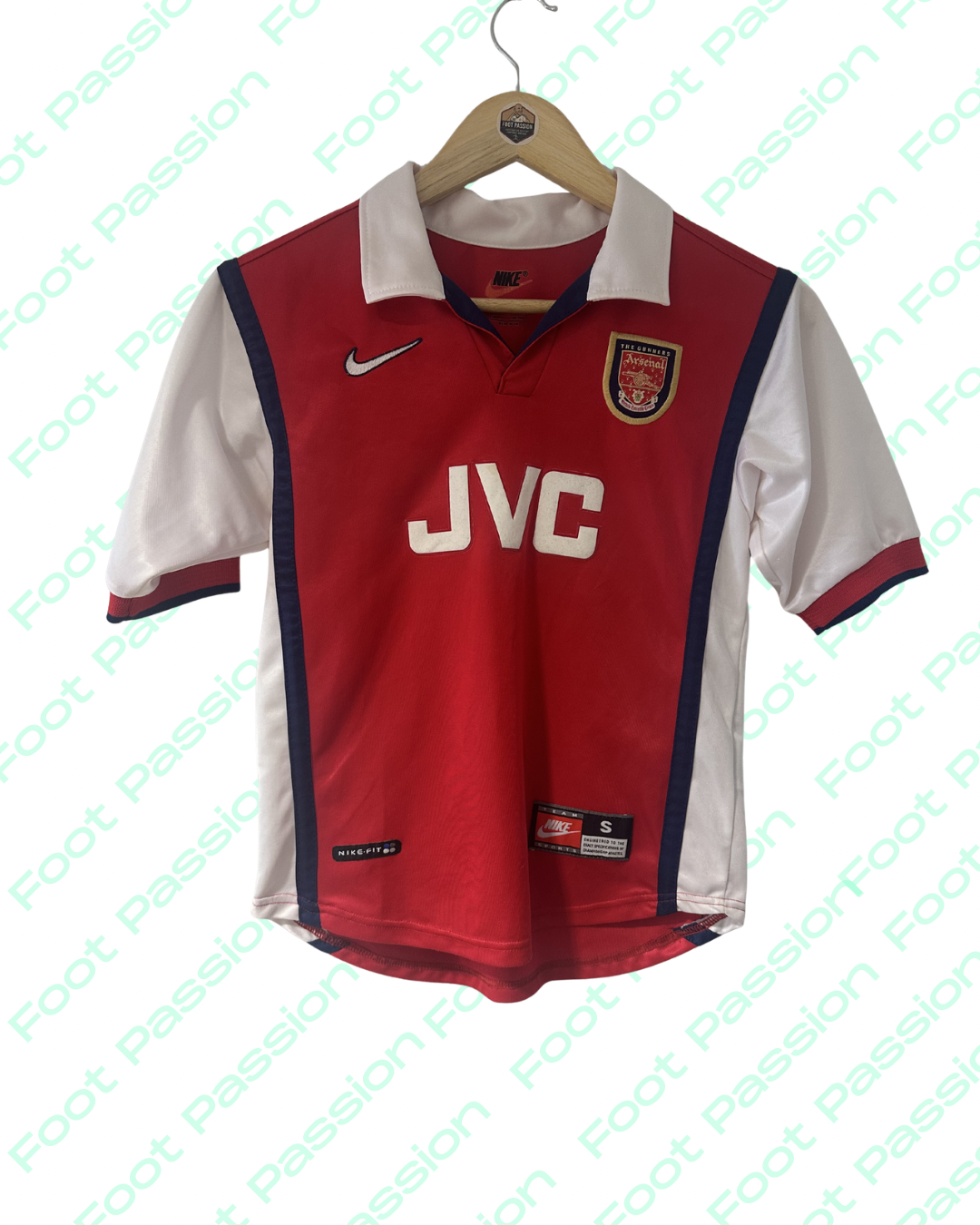 1998/99 - Arsenal FC Home Shirt - (S enfant) - 9/10